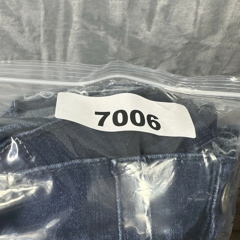 True Religion Rocco Relaxed Skinny Jeans Mens 36 Blue Distressed Stretch Denim